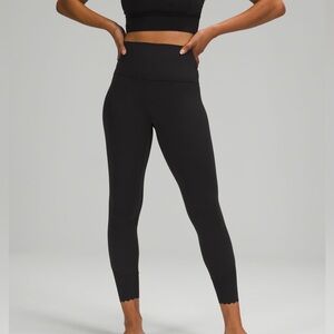Lululemon ALIGN SCALLOPED HEM HIGH-RISE TIGHT 25"